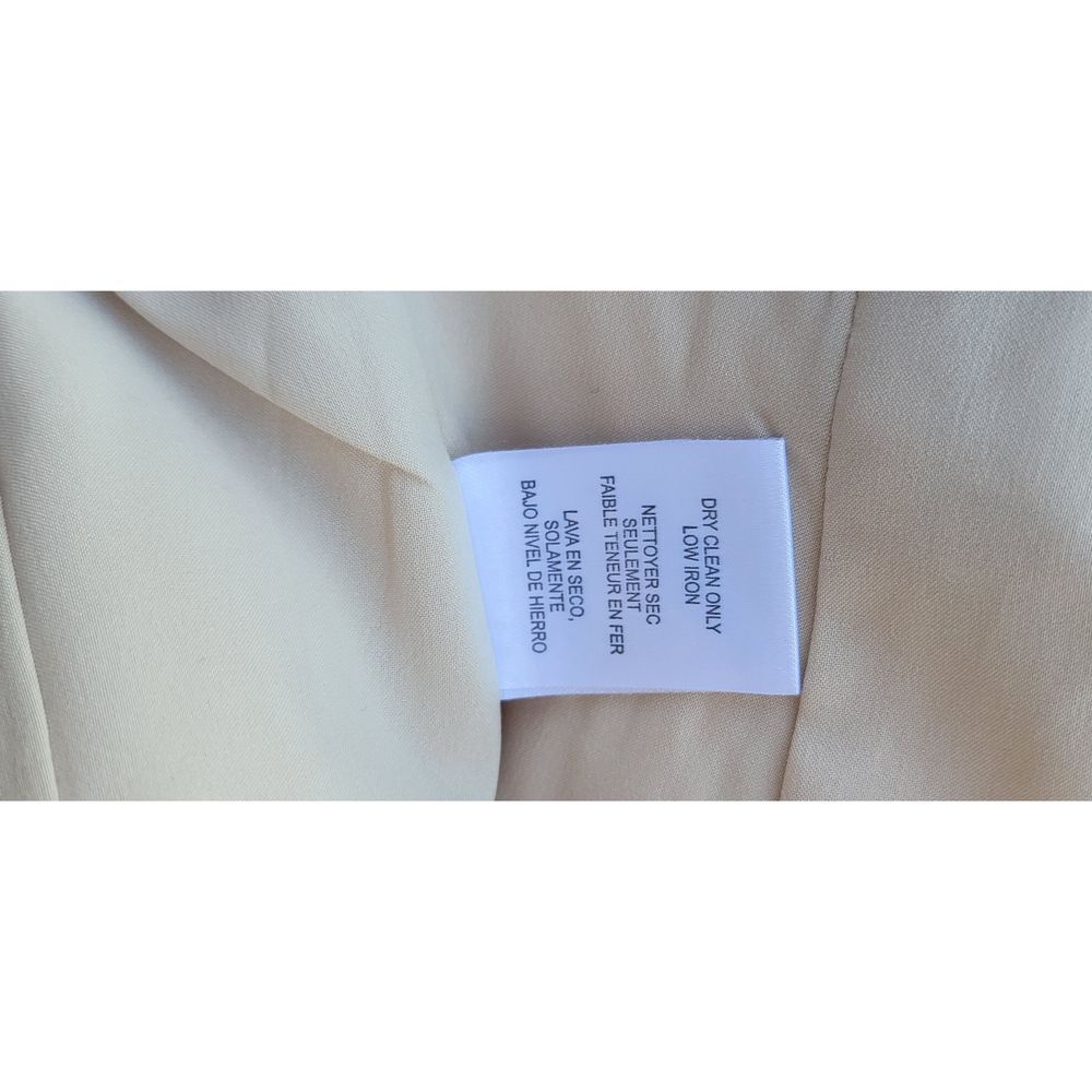 Worth New York Beige Zip Up Double Layer Long Sleeve Jacket 
Size: 6 - Picture 3 of 3